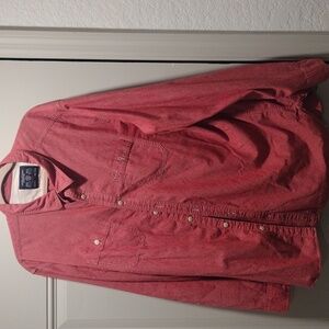 Men's XXL American eagle long sleeve button down shirt